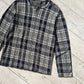 Grey / Black Check Longsleeve Henley Top (~L~)