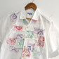 2003 Patchwork Paisley White Shirt (~M~)