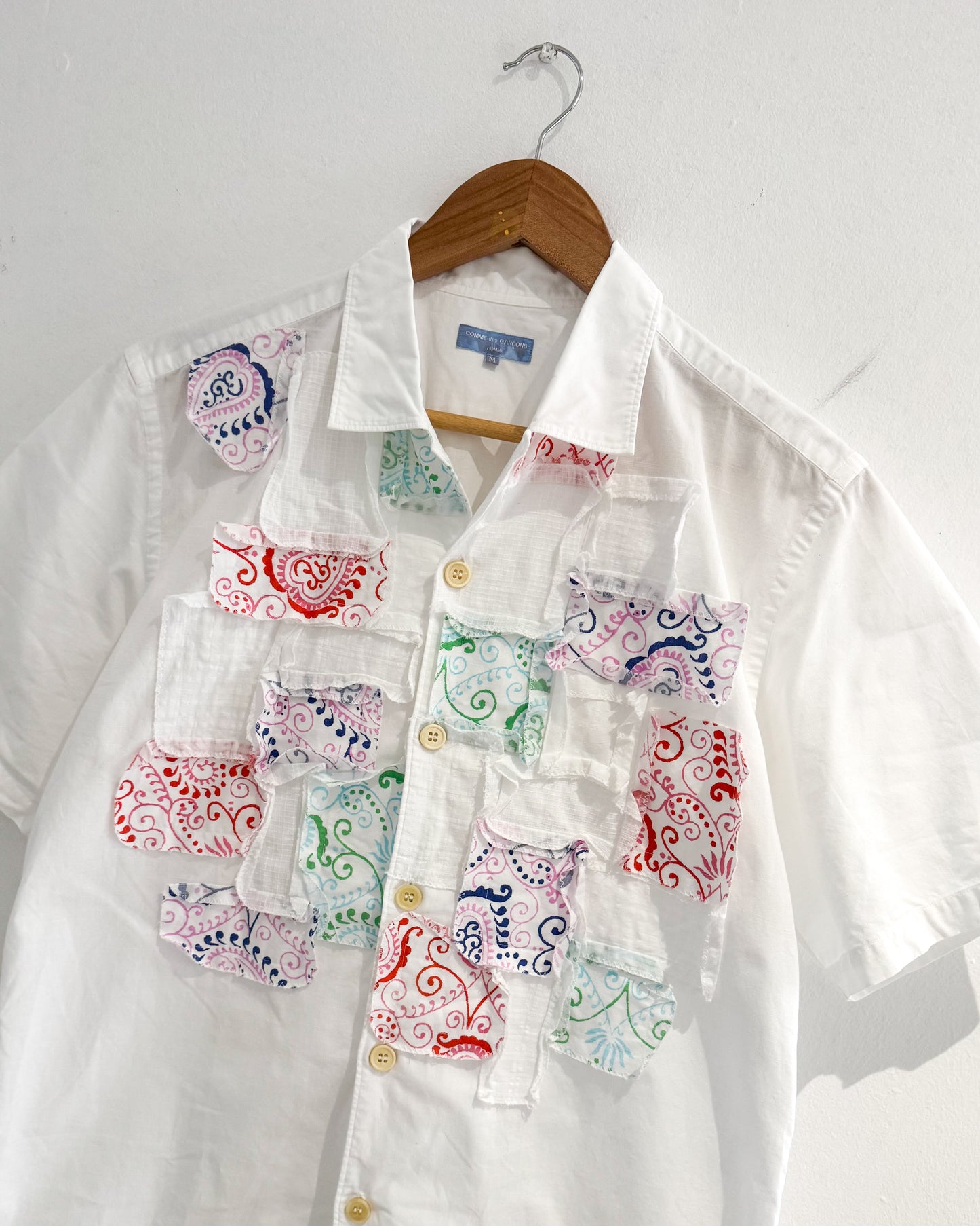 2003 Patchwork Paisley White Shirt (~M~)