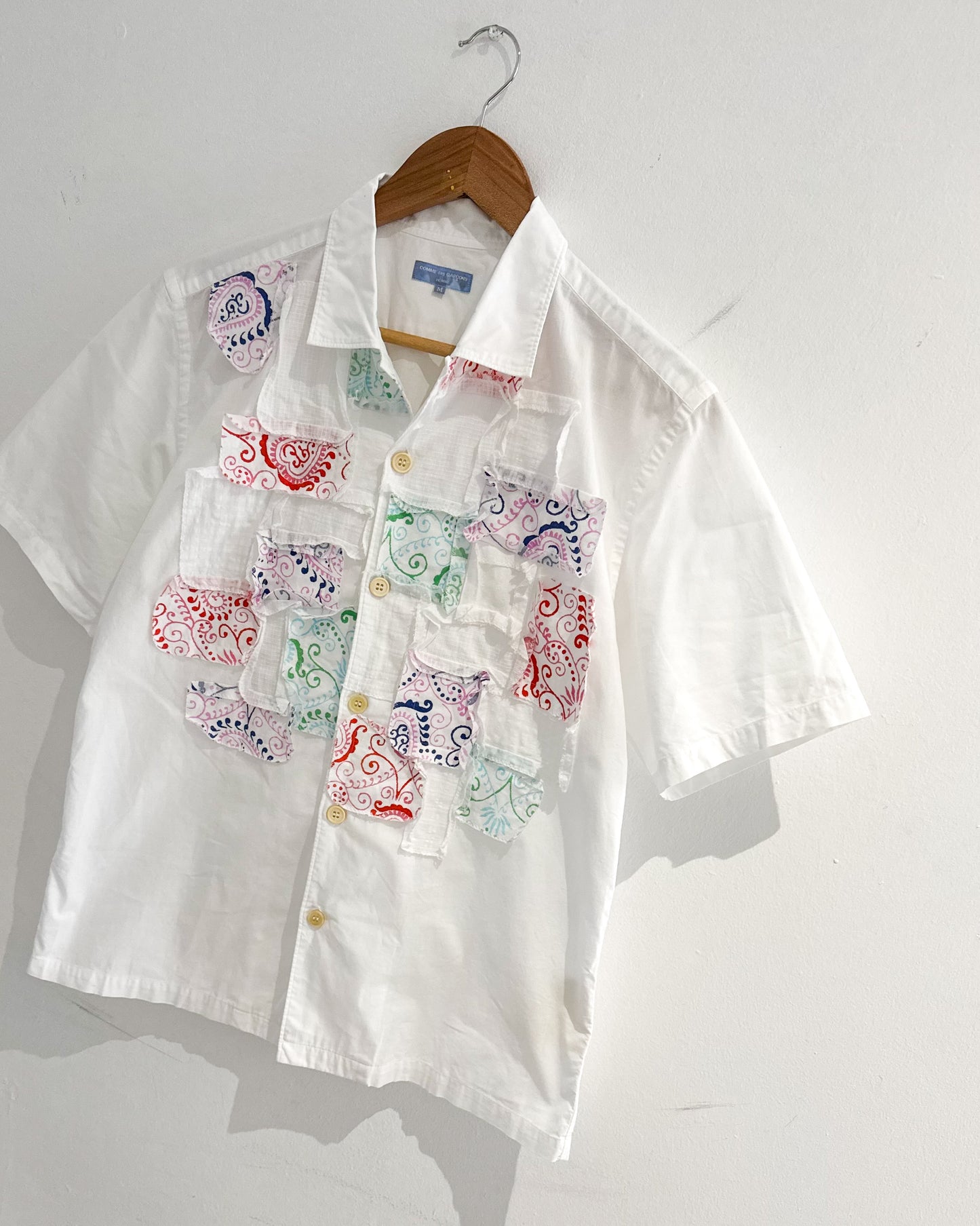 2003 Patchwork Paisley White Shirt (~M~)