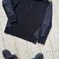 Hybrid Panelled Quarter Zip Pull Over  (~L~)